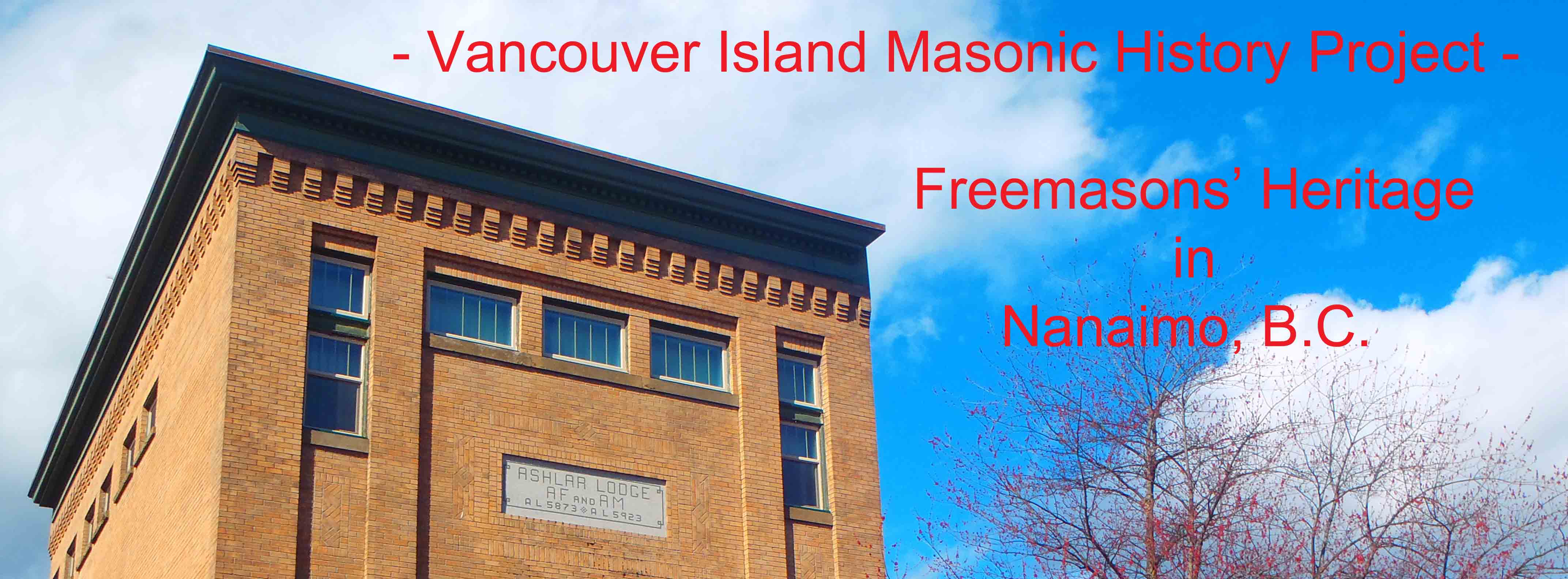 Masonic Heritage in Nanaimo, B.C.